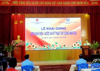 Trường Trung cấp Kỹ thuật – Nghiệp vụ Hải Phòng tổ chức Khai giảng các lớp nghề Điện – Nước và Kỹ thuật xây dựng năm 2024